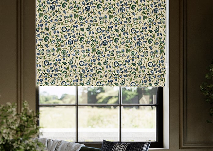 Land & Shore Esther, Green - Twist&Fit Roman Blind - Image 5